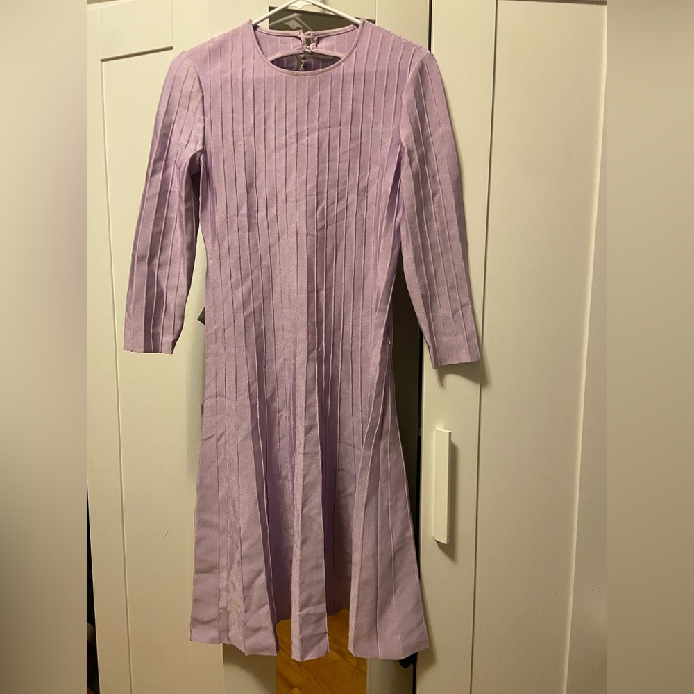 St John brand new purple midi dress